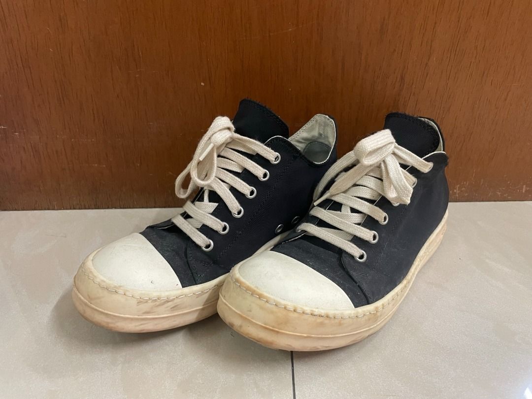 Rick owens drkshdw store canvas low sneaker