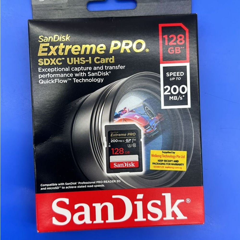 Buy SanDisk Extreme SD UHS I 256GB Card for 4K Video for DSLR and