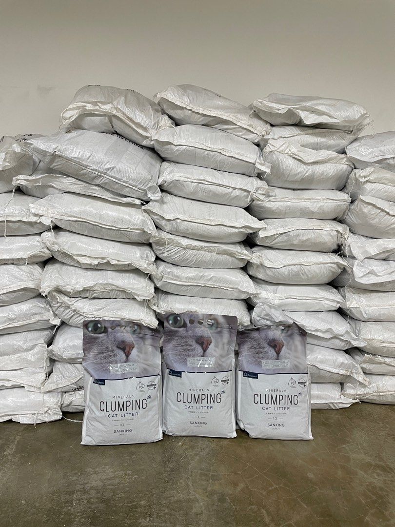 Sanking Minerals Clumping Cat Litter 10L 7kg Cat Sand Odour Control