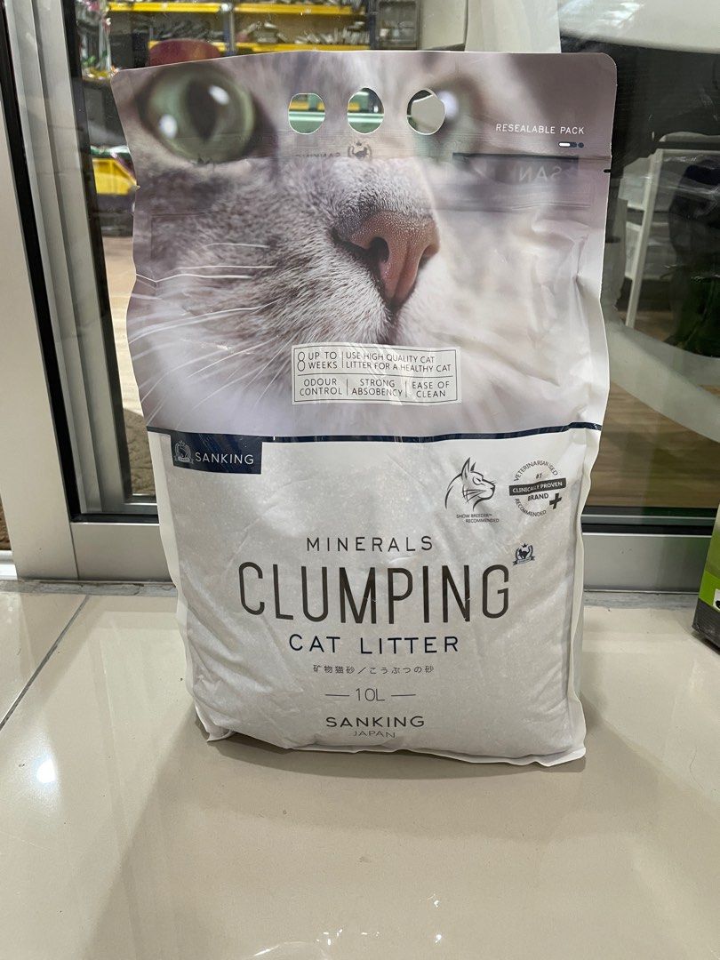 Sanking Minerals Clumping Cat Litter 10L 7kg Cat Sand Odour Control