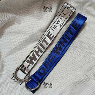 [SET] OFF-WHITE Industrial Embroidered Belt