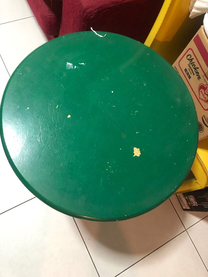 Side Table (Category: Tables & Sets) located in Singapore. Submitted by pastel_clouds (Listing ID 1253506885, Image 3). Description: Material: Wood Small side table. A little shaky with scratches You can clean and repaint or redecorate up to your own ideas and designs. #woodwork #upcycle #DIY #functionality.
