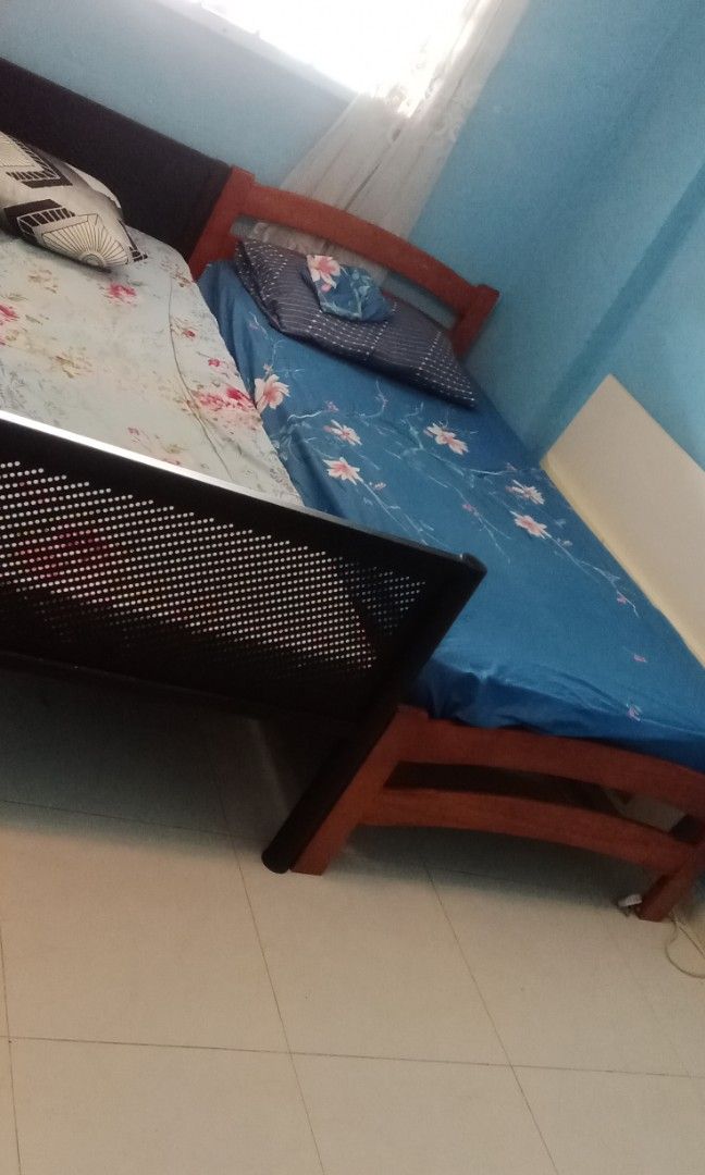 2 Single bed frames without mattresses Furniture Home Living