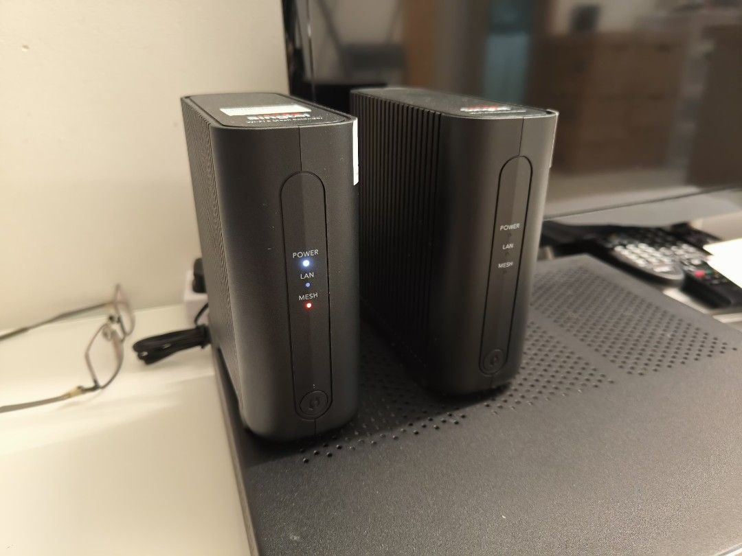 Singtel Gigabyte WiFi6 AX Mesh Router x2 (a pair), Computers & Tech ...