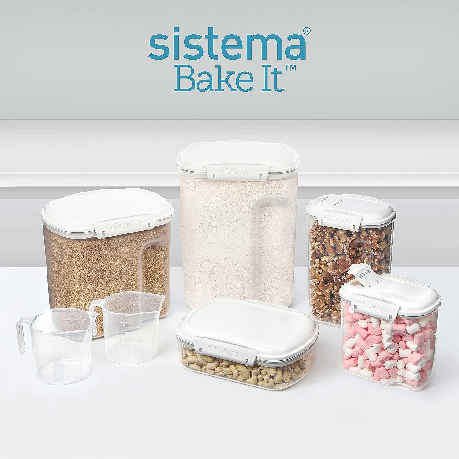 Sistema Bake It Food Storage for Baking Ingredients, Sugar