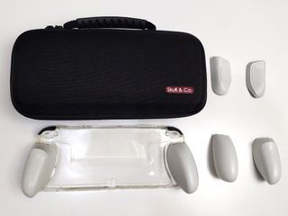 Skull Co Gripcase Crystal Bundle with Maxcarry Case for Nintendo Switch OLED