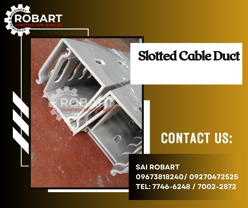 Slotted Cable Duct, Commercial & Industrial, Construction Tools ...