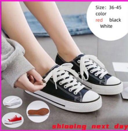 Red and black canvas shoes new arrivals