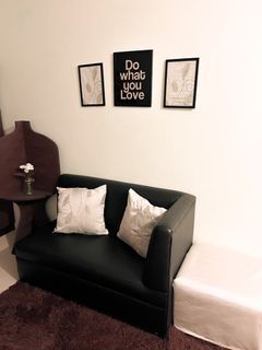 sofa with ottoman