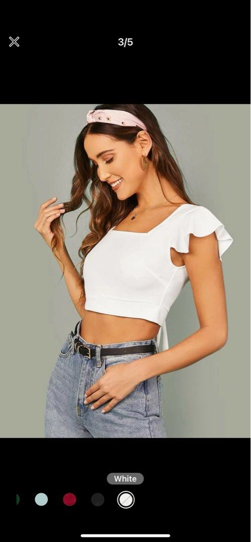 https://www.carousell.sg/p/square-neck-tie-back-ruffle-trim-crop-top-1253347672/