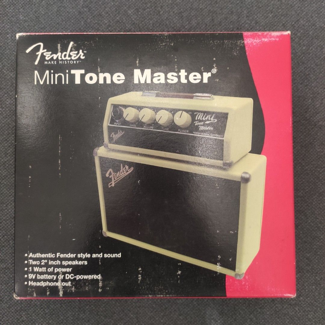 Super Rare Fender Mini Tone Master Electric Guitar Amplifier Amp
