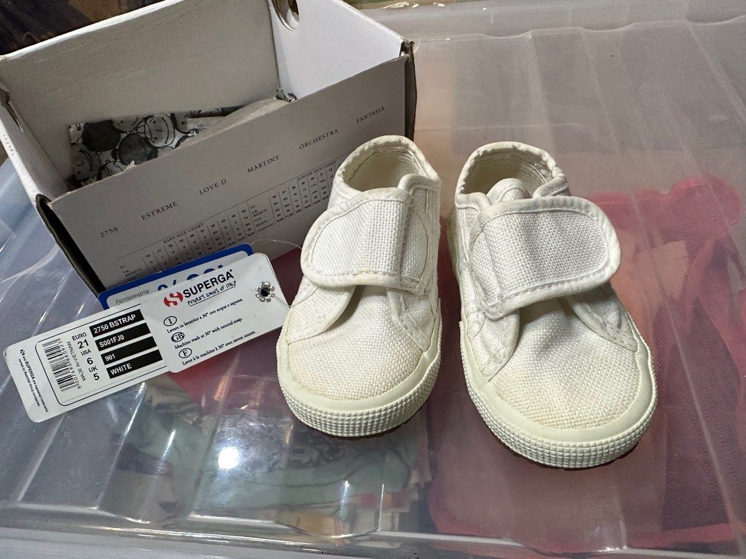Superga white canvas Toddler Sneakers Babies Kids Babies