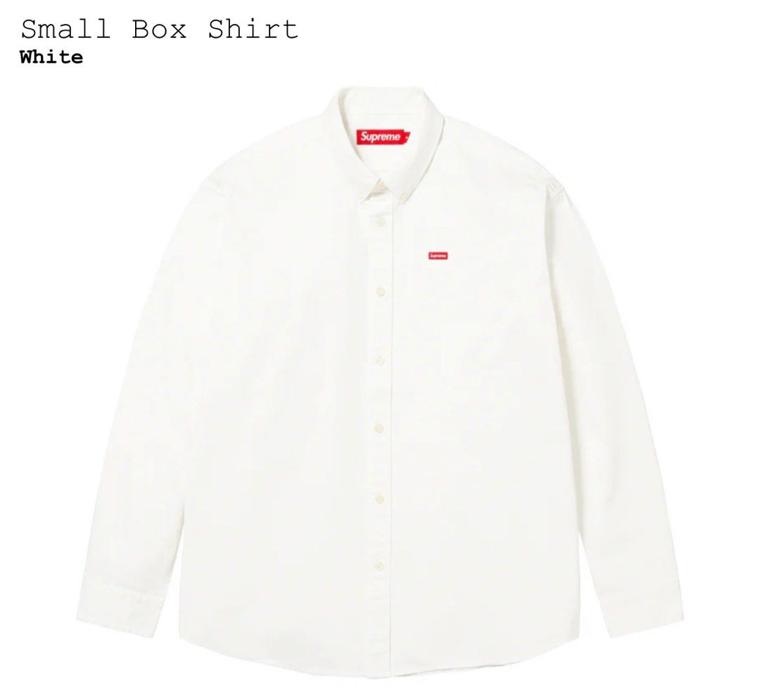 Supreme small box shirt, 男裝, 上身及套裝, 西裝- Carousell