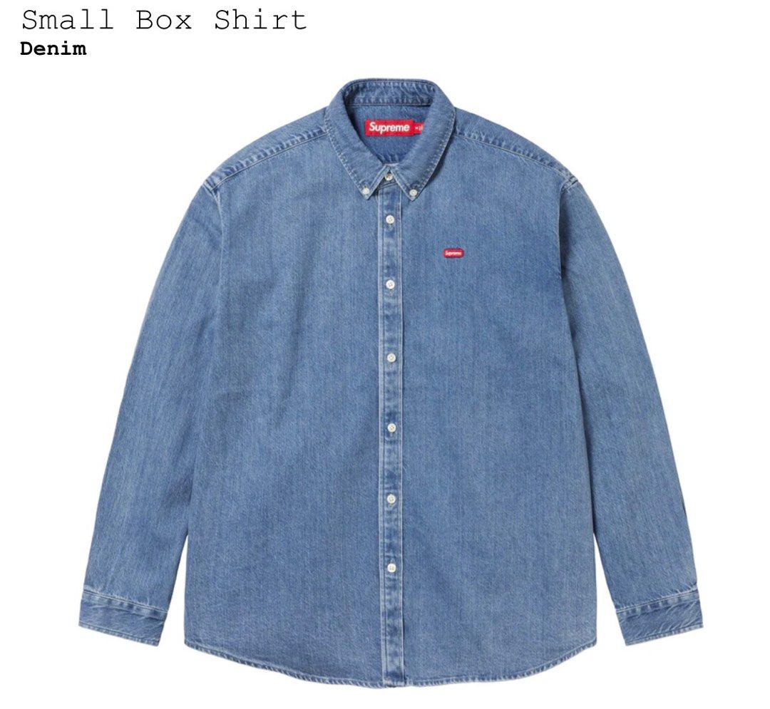 Supreme small box shirt, 男裝, 上身及套裝, 西裝- Carousell