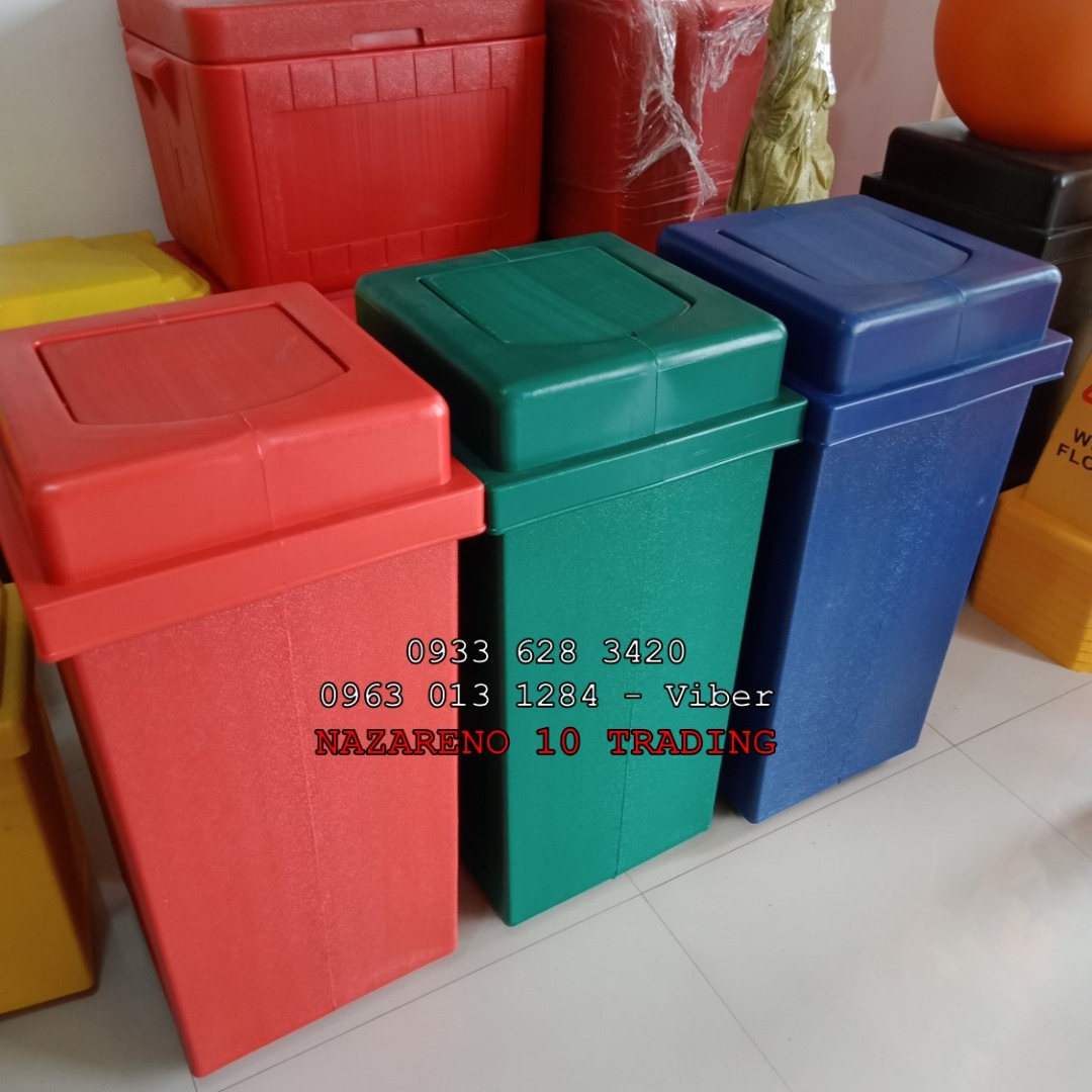 Swing Top Trash bin, Furniture & Home Living, Cleaning & Homecare