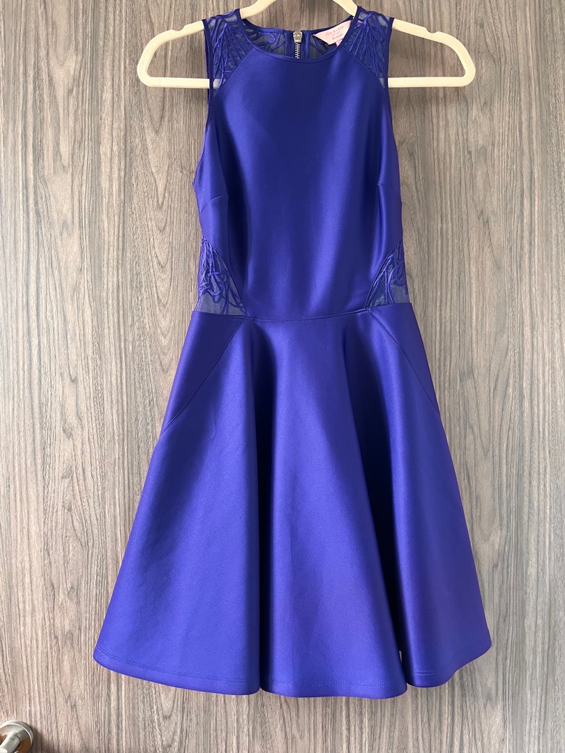 Ted Baker Cocktail Dress Blue size 0, Women's Fashion, Dresses & Sets,  Dresses on Carousell