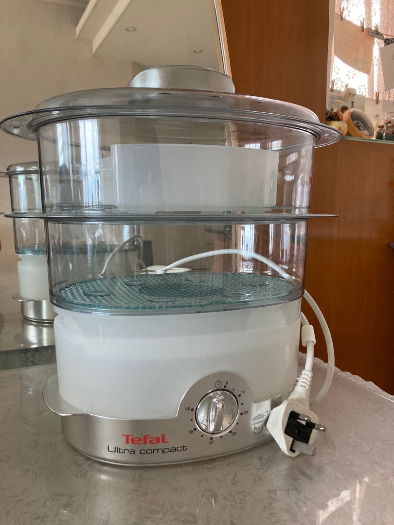 Tefal Ultra compact food steamer 雙層電子蒸煱 (Model SERIE S04), 家庭電器, 廚房