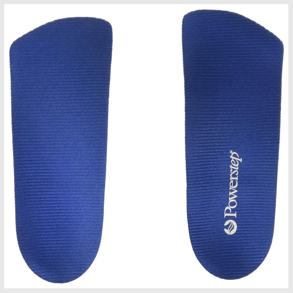 Thin Arch Support Shoe Orthotic Inserts for Women and Men by Powerstep SlimTech 3 4 Length Original Cushioning Shoe Insoles Relieves Plantar Facsiitis All Arch Types Foot Heel and Knee Pain Health