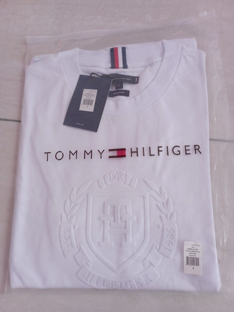 TOMMY HILFIGER 3D LOGO WHITE TEE ORIGINAL