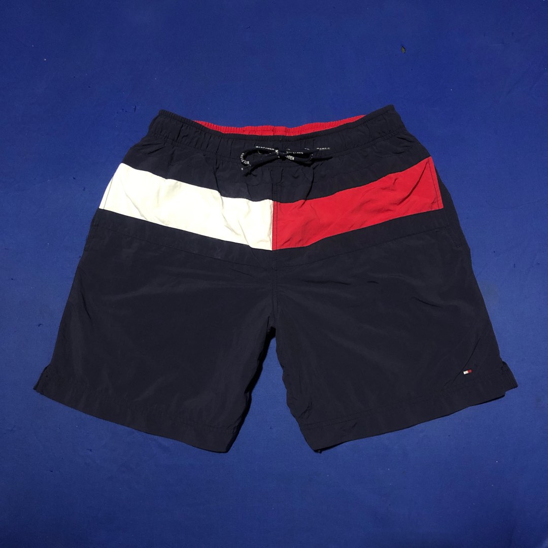 Vintage tommy hilfiger swim trunks discount