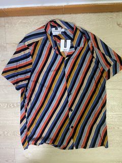 Topman buttoned up tee