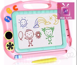 22*18cm Mini Magnetic Drawing Board with Pen Sketch Pad Doodle Writing  Tablet Children Baby Painting Toys Learning Whiteboard