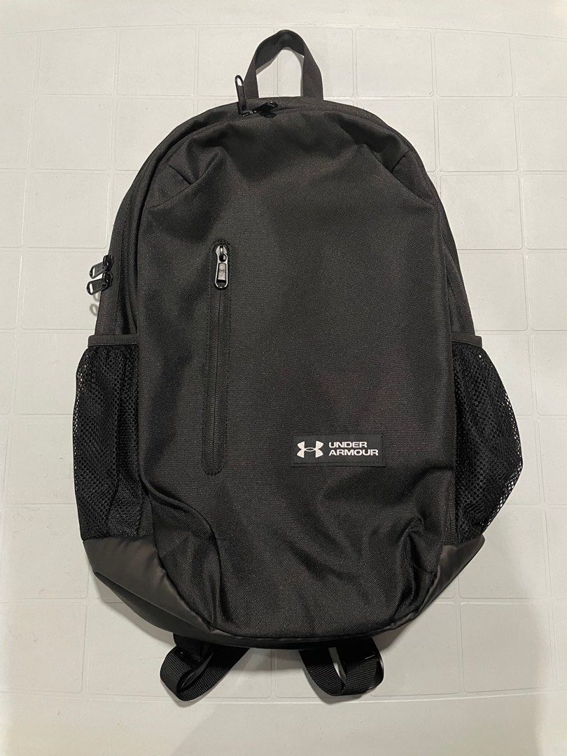 Under Armour UA Roland Backpack (Category: Backpacks) located in Quezon City. Submitted by dealsmaster (Listing ID 1253484424, Image 1). Description: Under Armour Roland Backpack Capacity: 17L Color: Black Used few times only, no damage, good as new.