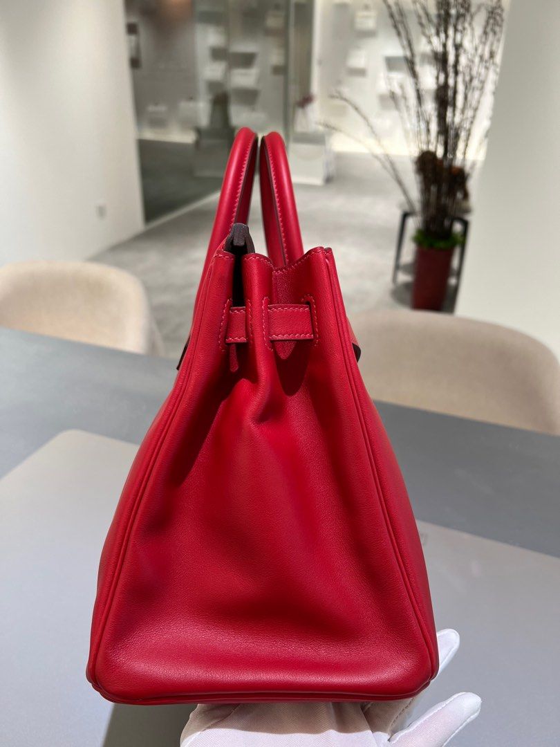 Hermes Birkin Verso bag 25 Rouge casaque/ Rouge H Togo leather