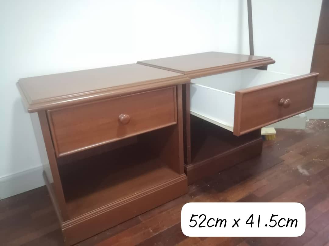 Used Bedside Table Set Almari, Furniture & Home Living