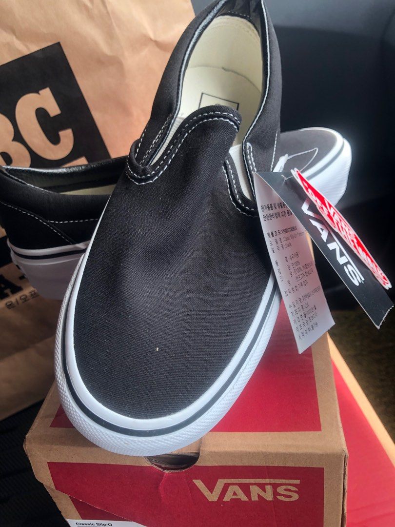 vans size 4.5 slip on
