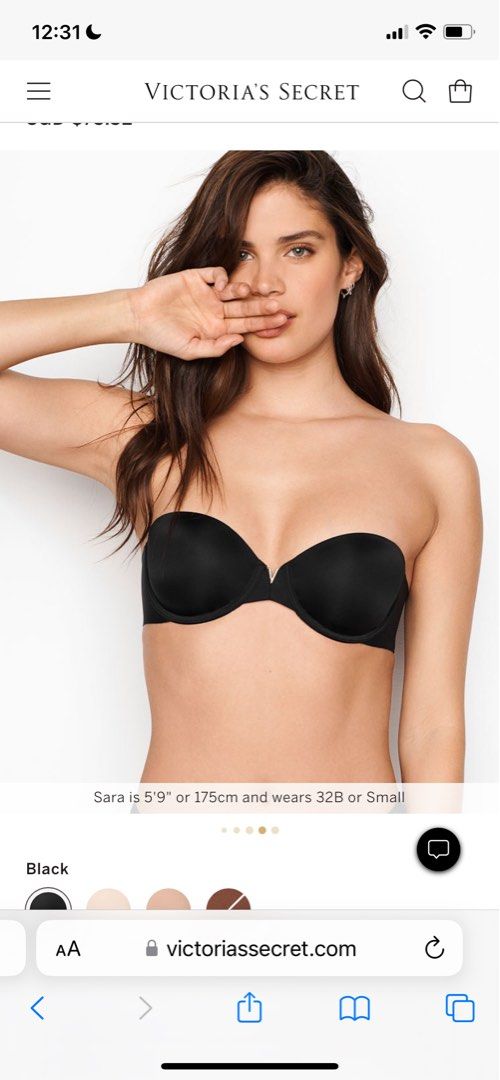 Buy Victoria's Secret Bare Sexy Illusions Uplift Strapless Bra