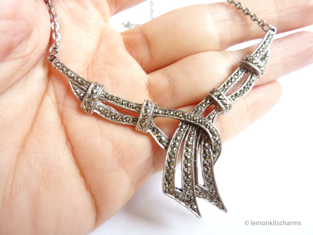 Marcasite pendant on sale