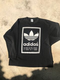 Vintage adidas made in usa mirror print