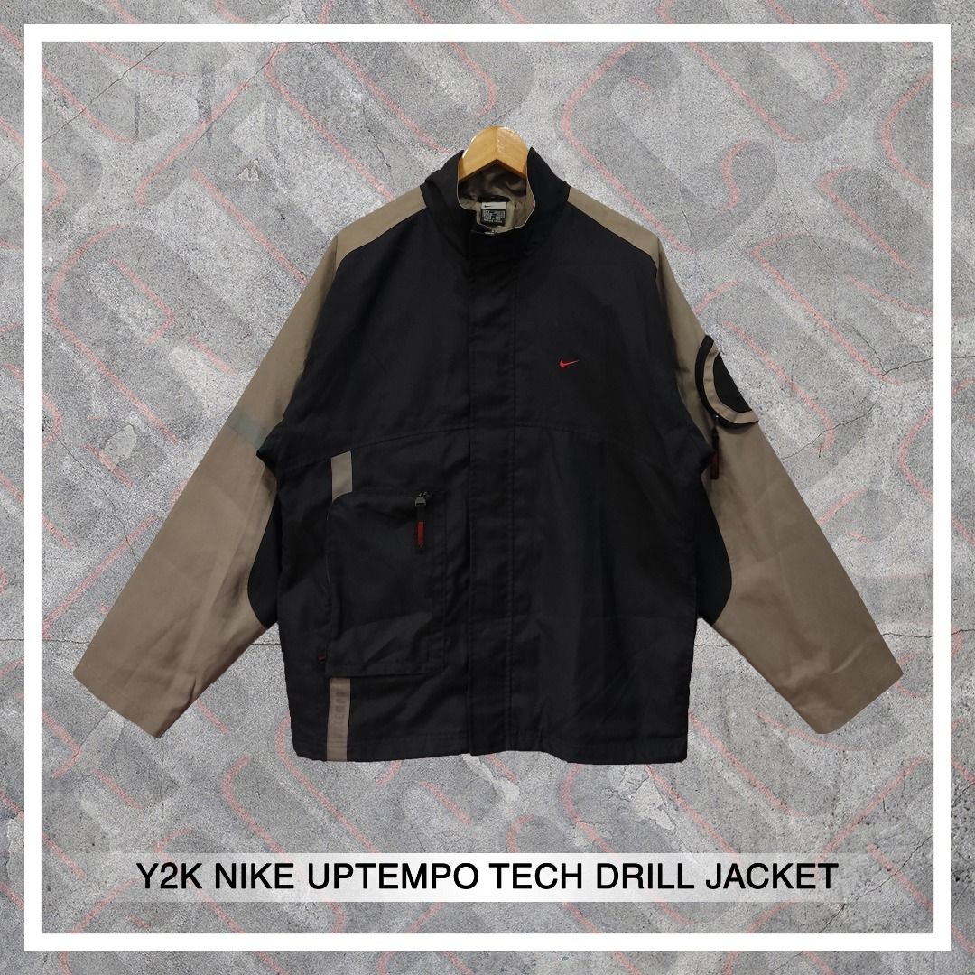 VINTAGE NIKE UPTEMPO TECH DRILL JACKET Men s Fashion Coats