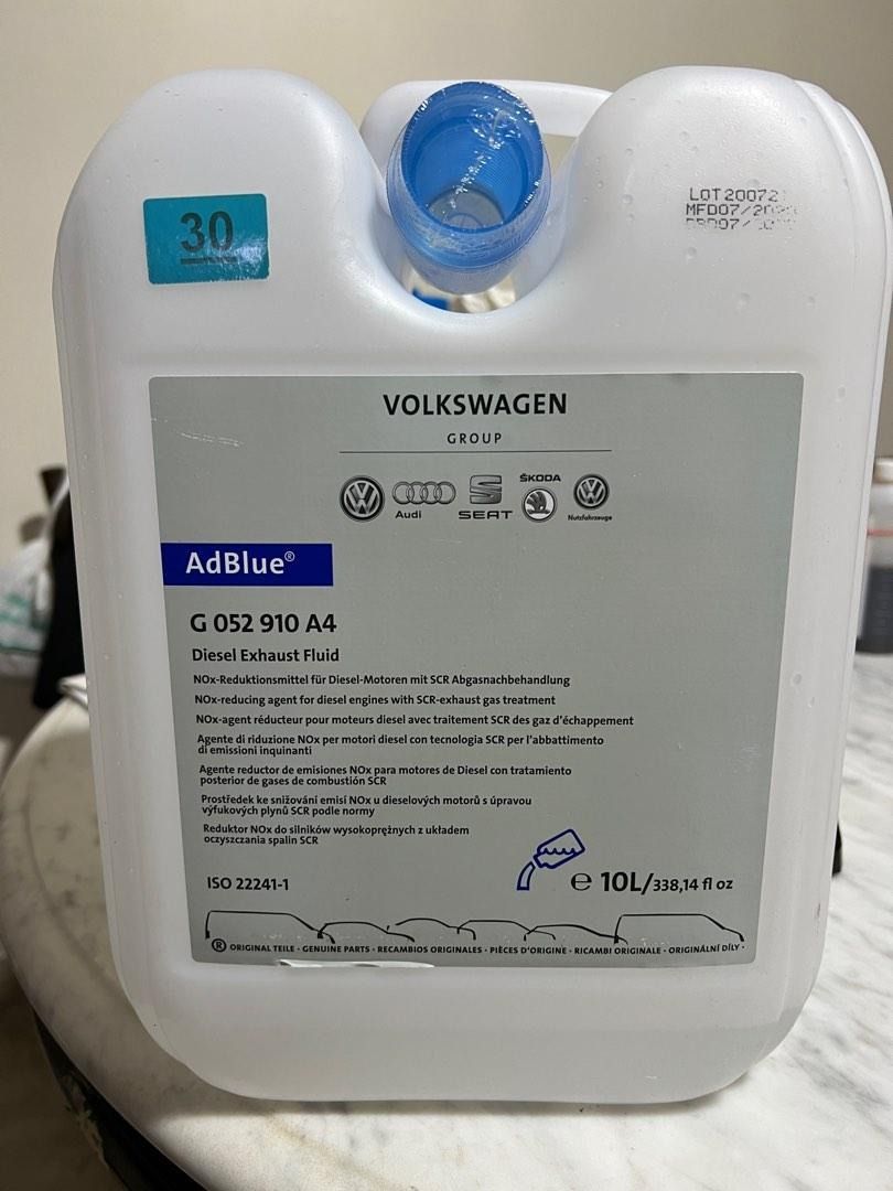 Volkswagen Original Adblue Solutions 10 litres (Free Delivery with each ...