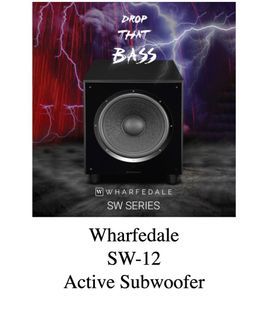 9.9 special Wharfedale sw12 subwoofer 12 inch  3 year warranty