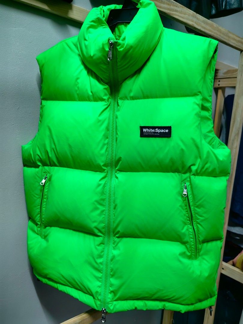 White Space Scott vest green puffer jacket Men s Fashion Coats