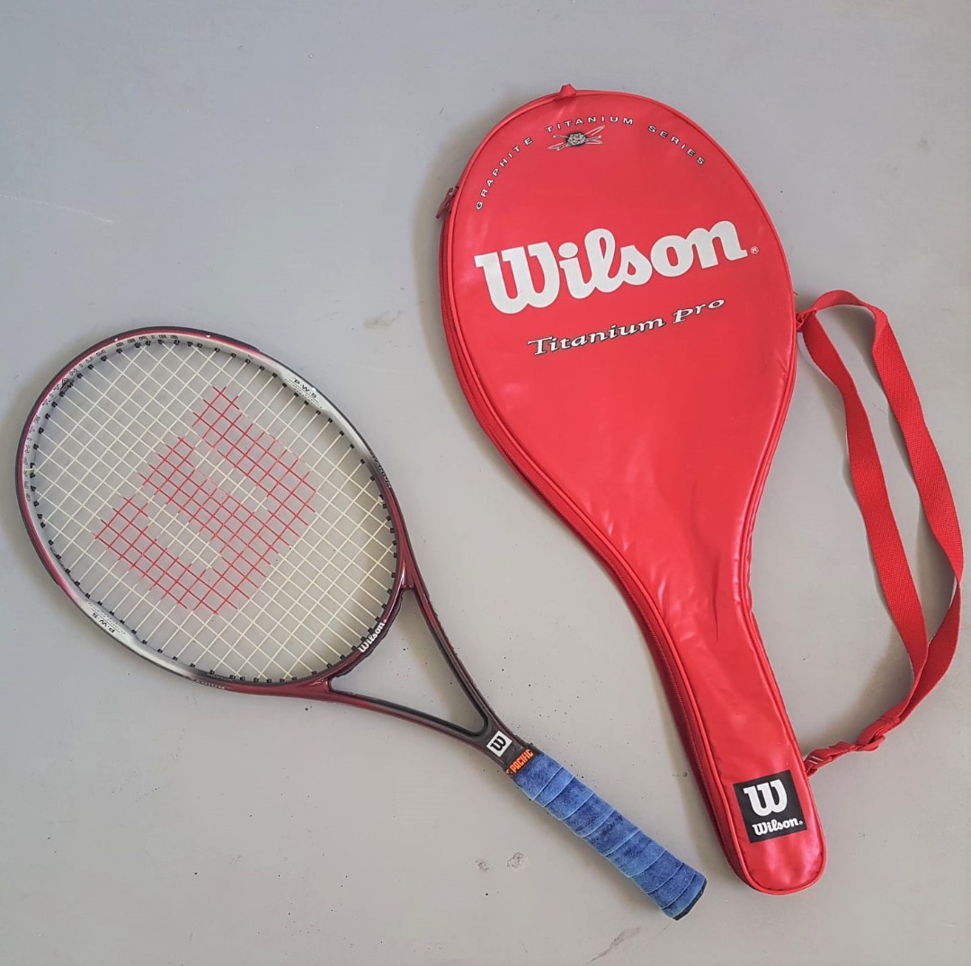 Wilson Titanium Pro Tennis Racket, Graphite Titanium Series, P.W.S