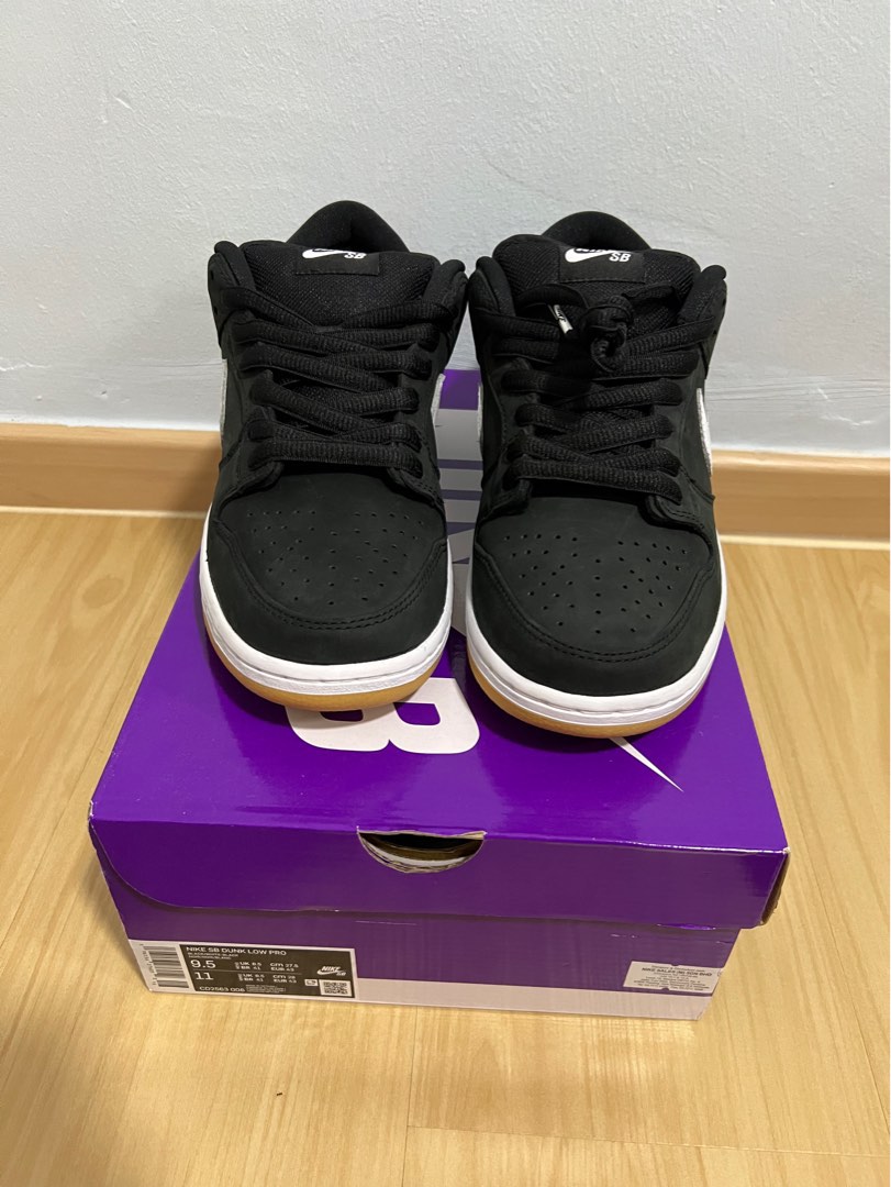 nike sb dunk black gum