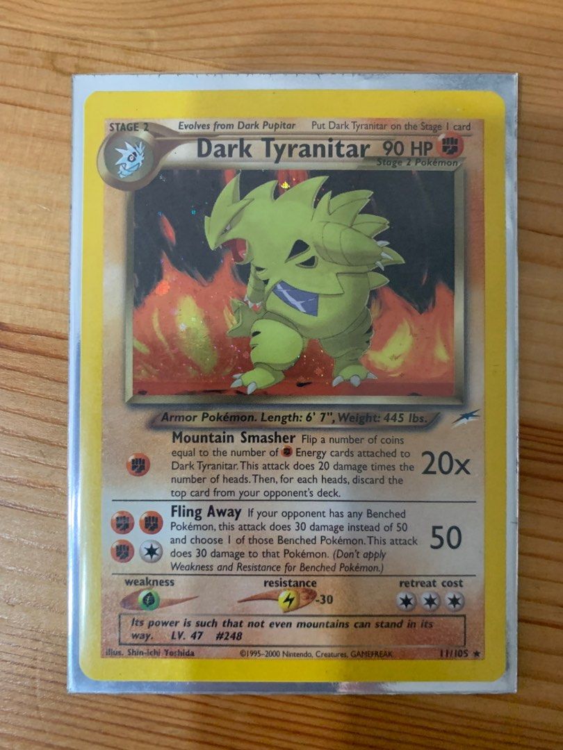 WTT/WTS Holo Dark Tyranitar, Hobbies & Toys, Toys & Games on Carousell WTT/WTS Holo Dark Tyranitar, Hobbies & Toys, Toys & Games on Carousell
