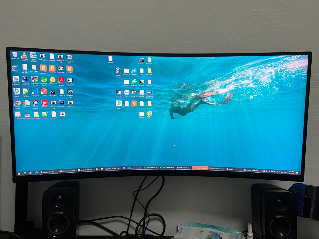 Écran PC Incurvé Xiaomi 34 Pouces – 144Hz – 3440x1440 – HDMI/DisplayPort – Occasion