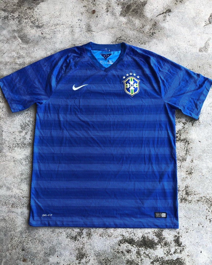 BRAZIL NIKE AWAY JERSEY 2014/15, Size XL, Men's Fashion