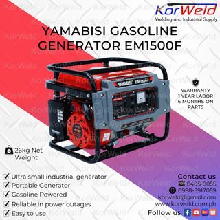 Yamabisi Gasoline Generator EM1500F