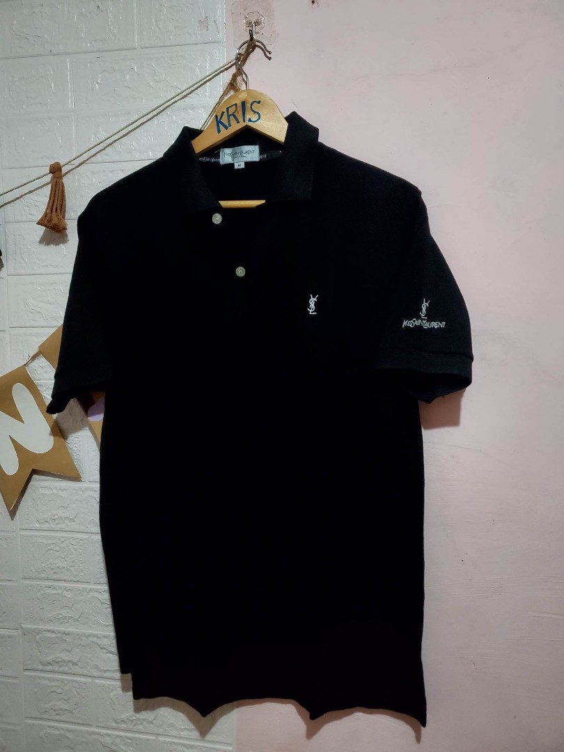 Authentic YSL Polo Shirt, Luxury, Apparel on Carousell