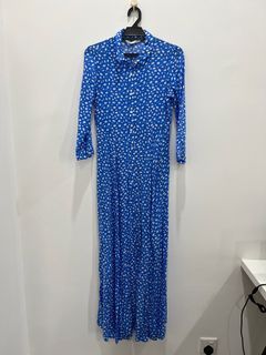 Authentic ZARA Chic Blue Dress