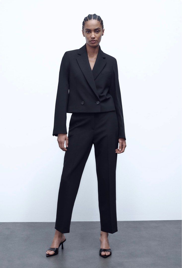Zara blazer and trouser set sale