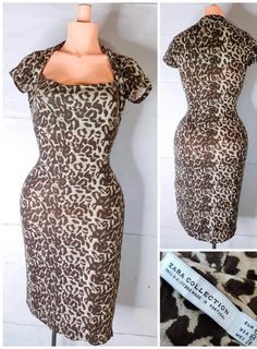 Zara leopard bodycon dress