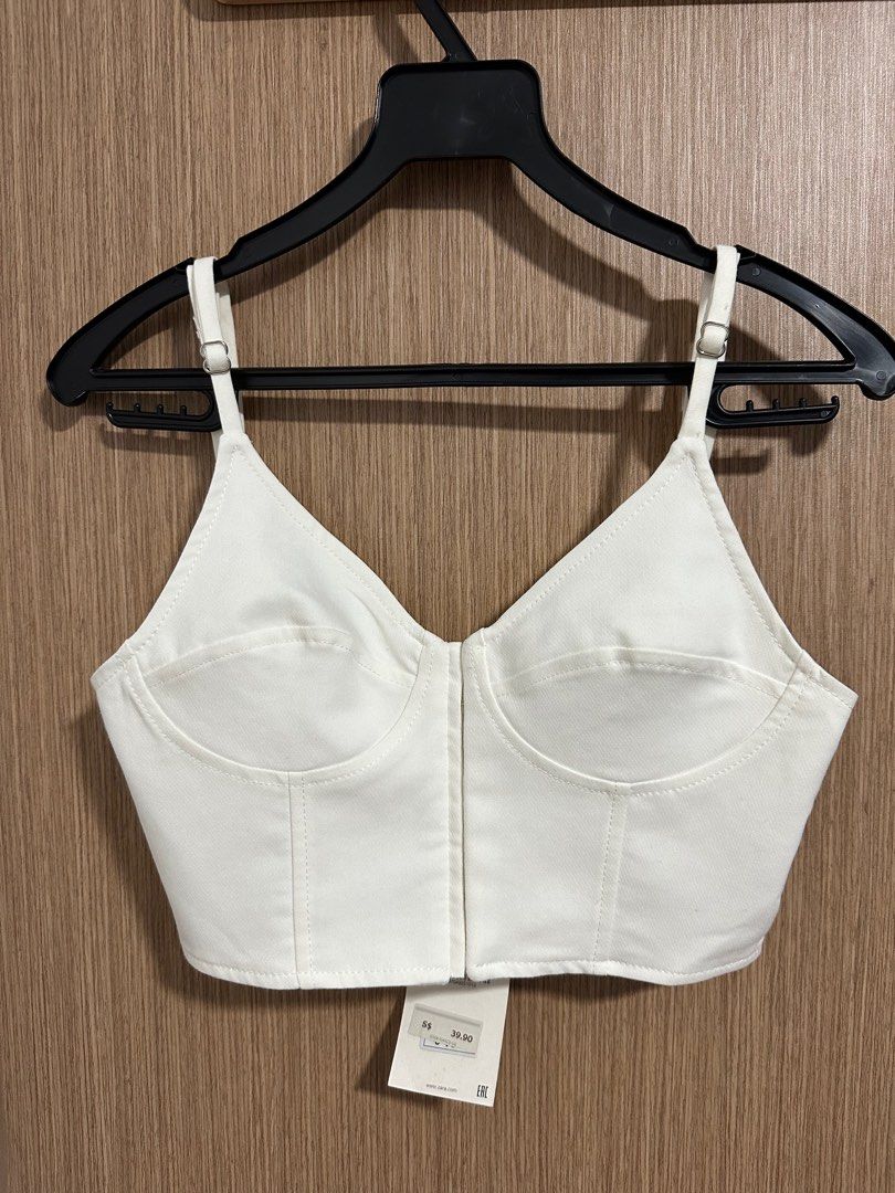 Zara best sale white bralette