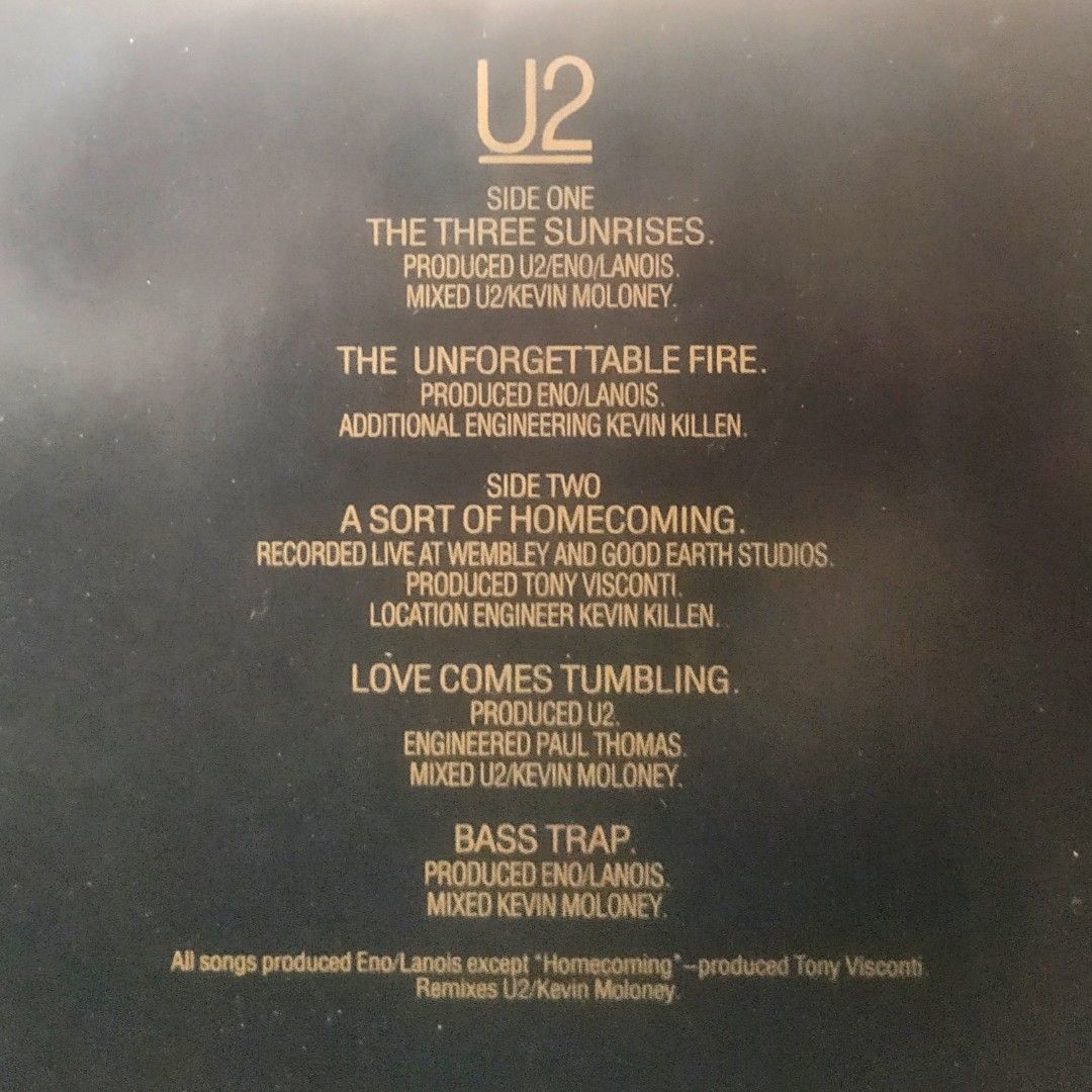 U2 THE UNFORGETTABLE FIRE UK盤 最大78％オフ！ - 洋楽