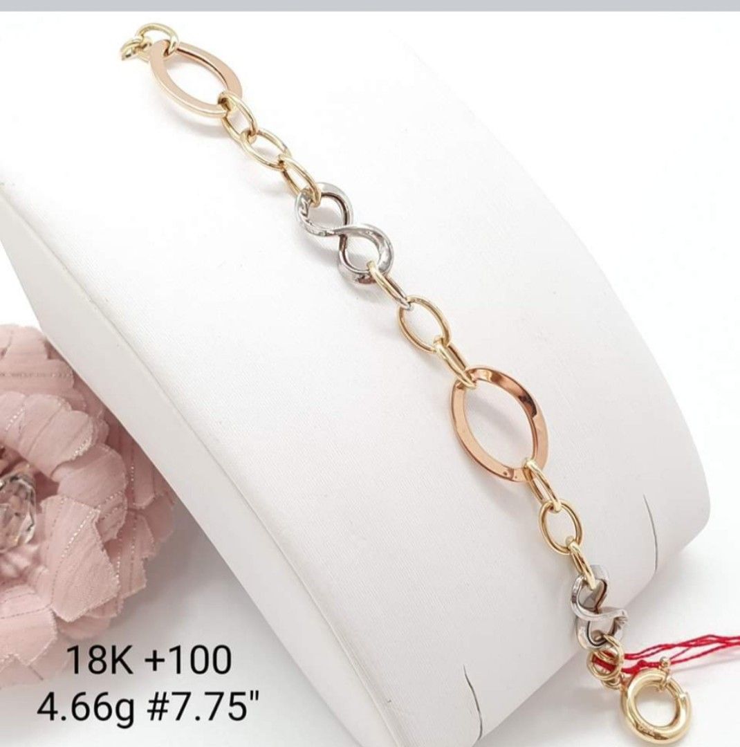 Tri gold online bracelet womens